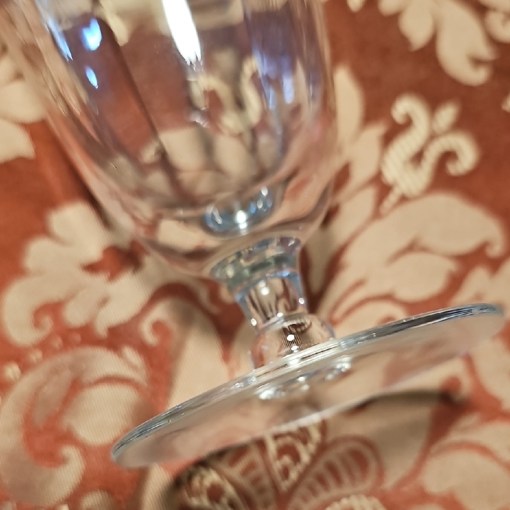 Fostoria Glass Crystal Footed Ice Tea Tumblers, Set of 5 - Picture 5 of 11